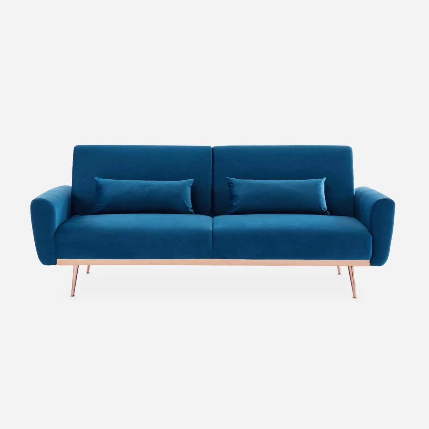 Design velours slaapbank