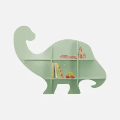 Dinosaurus wandplank met 5 ruimtes