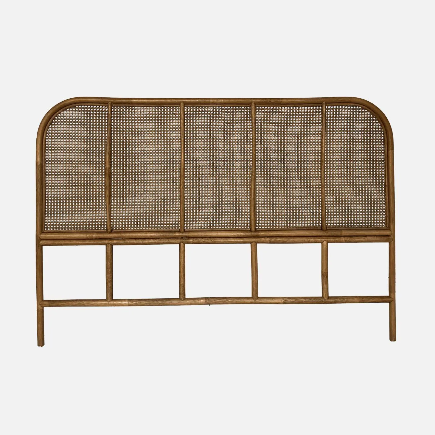 Donker rotan en rieten hoofdeinde