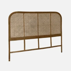 Donker rotan en rieten hoofdeinde