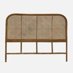 Donker rotan en rieten hoofdeinde