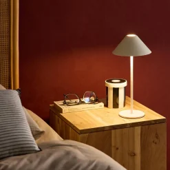 Draadloze LED tafellamp binnen/buiten H 32 cm