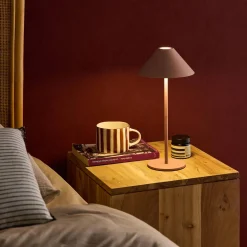 Draadloze LED tafellamp binnen/buiten H 32 cm