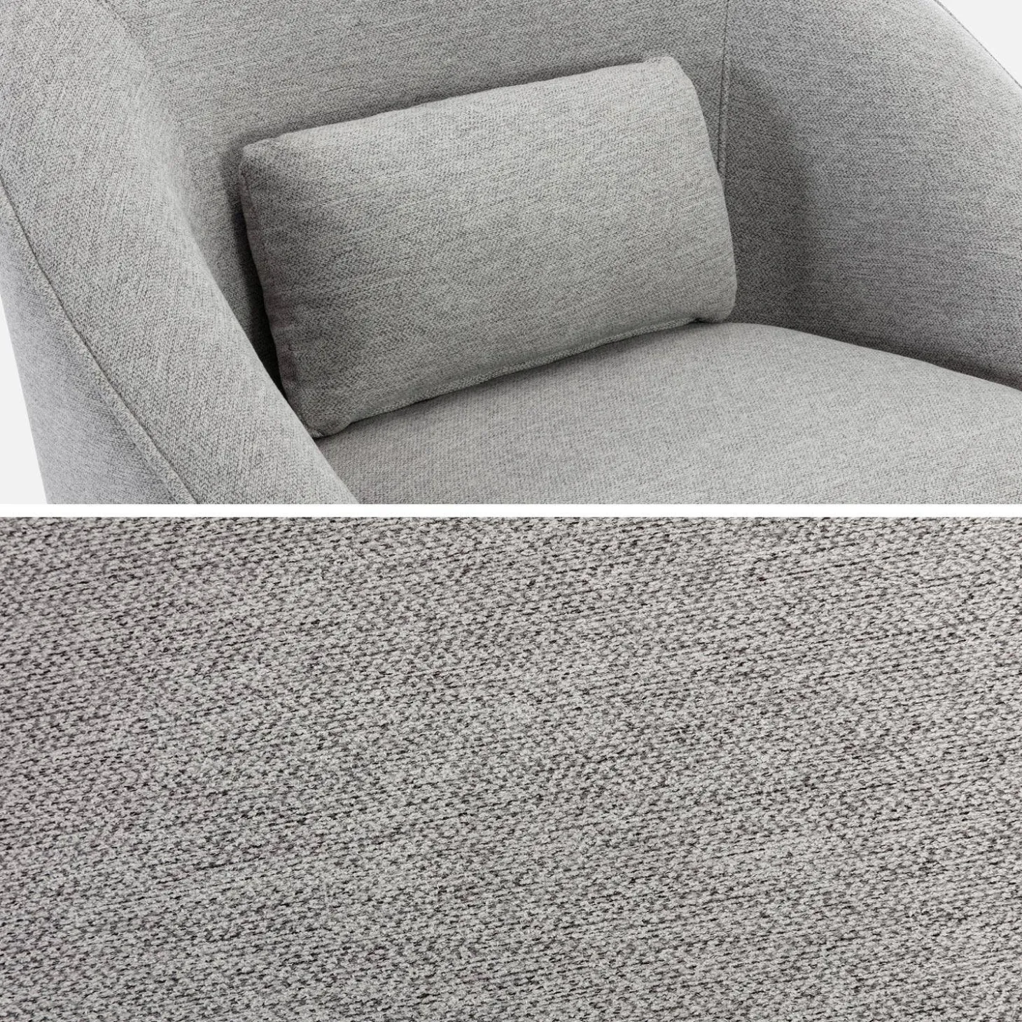 360° draaibare fauteuil met kussen