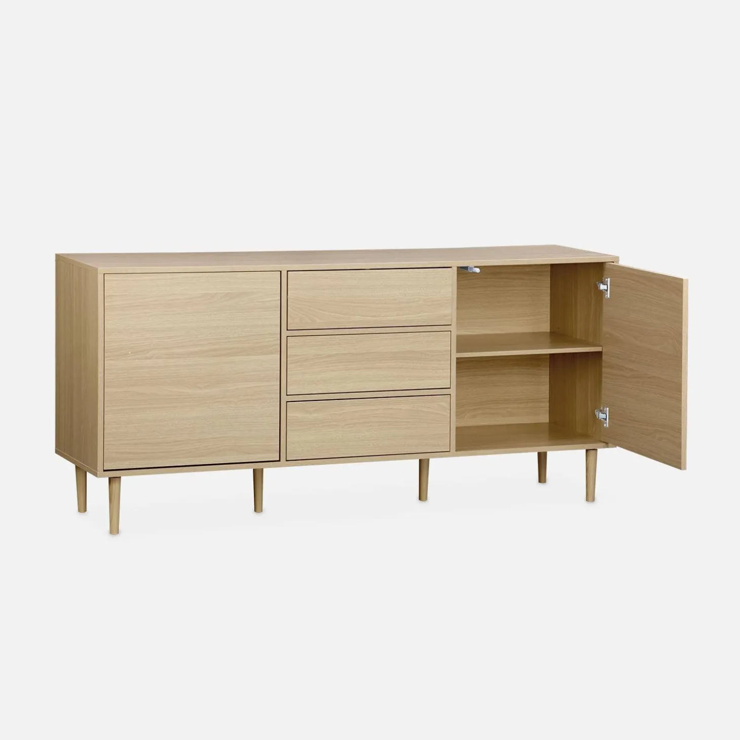 Dressoir 2 deuren 3 lades 160cm