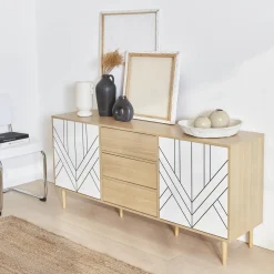 Dressoir 2 deuren 3 lades 160cm