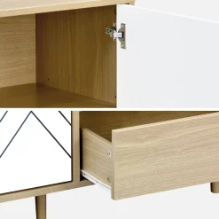 Dressoir 2 deuren 3 lades 160cm