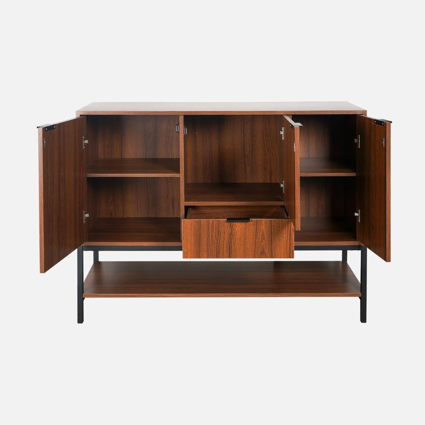 Dressoir 3 deuren 1 la en 1 plank 110cm
