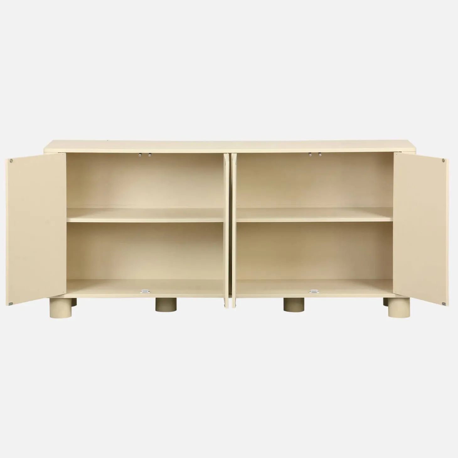 Dressoir houtdecor 4 deuren 155cm