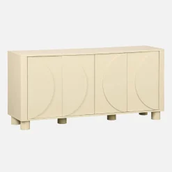 Dressoir houtdecor 4 deuren 155cm