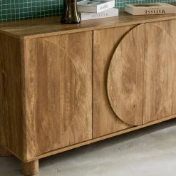 Dressoir houtdecor 4 deuren 155cm