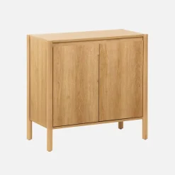 Dressoir houteffect 2 deuren 80cm