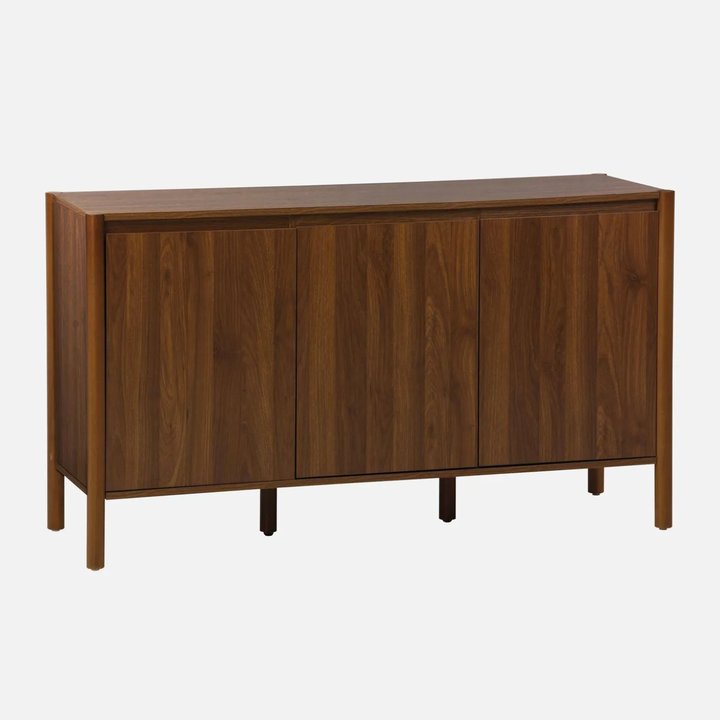 Dressoir houteffect 3 deuren 140cm