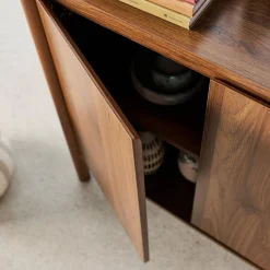 Dressoir houteffect 2 deuren 80cm