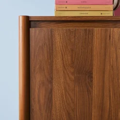 Dressoir houteffect 2 deuren 80cm