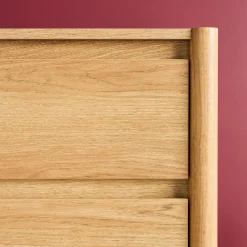 Dressoir houteffect 2 deuren 3 lades 150cm