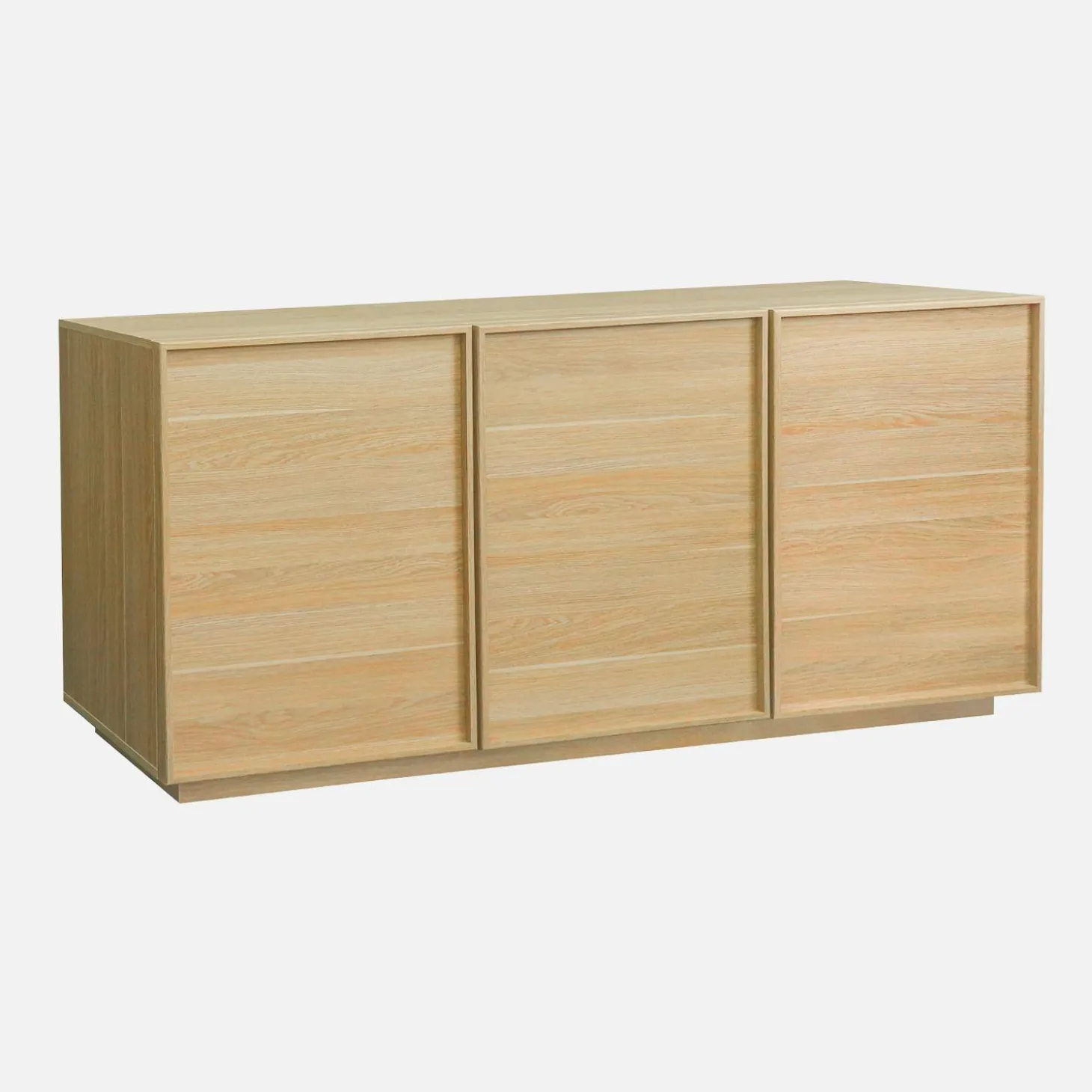 Dressoir houtlook met 3 deuren 160cm