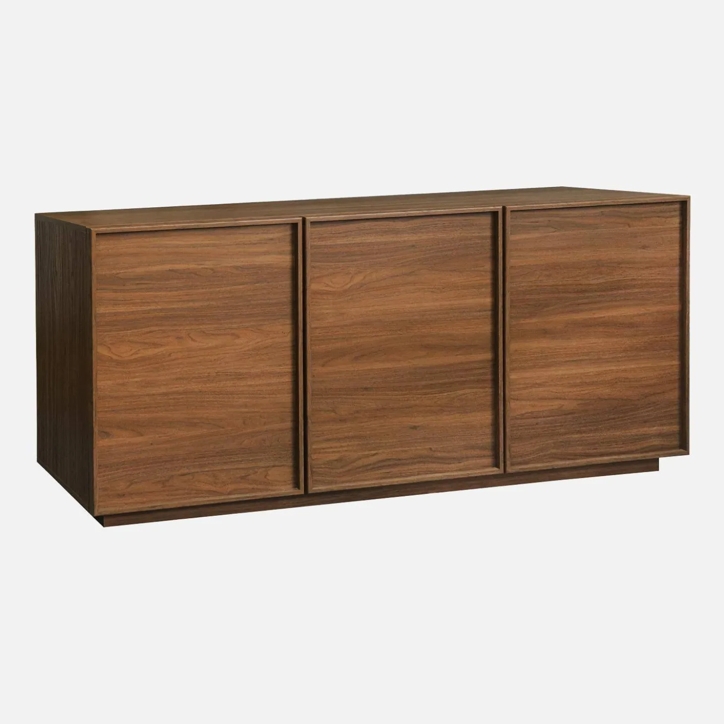 Dressoir houtlook met 3 deuren 160cm