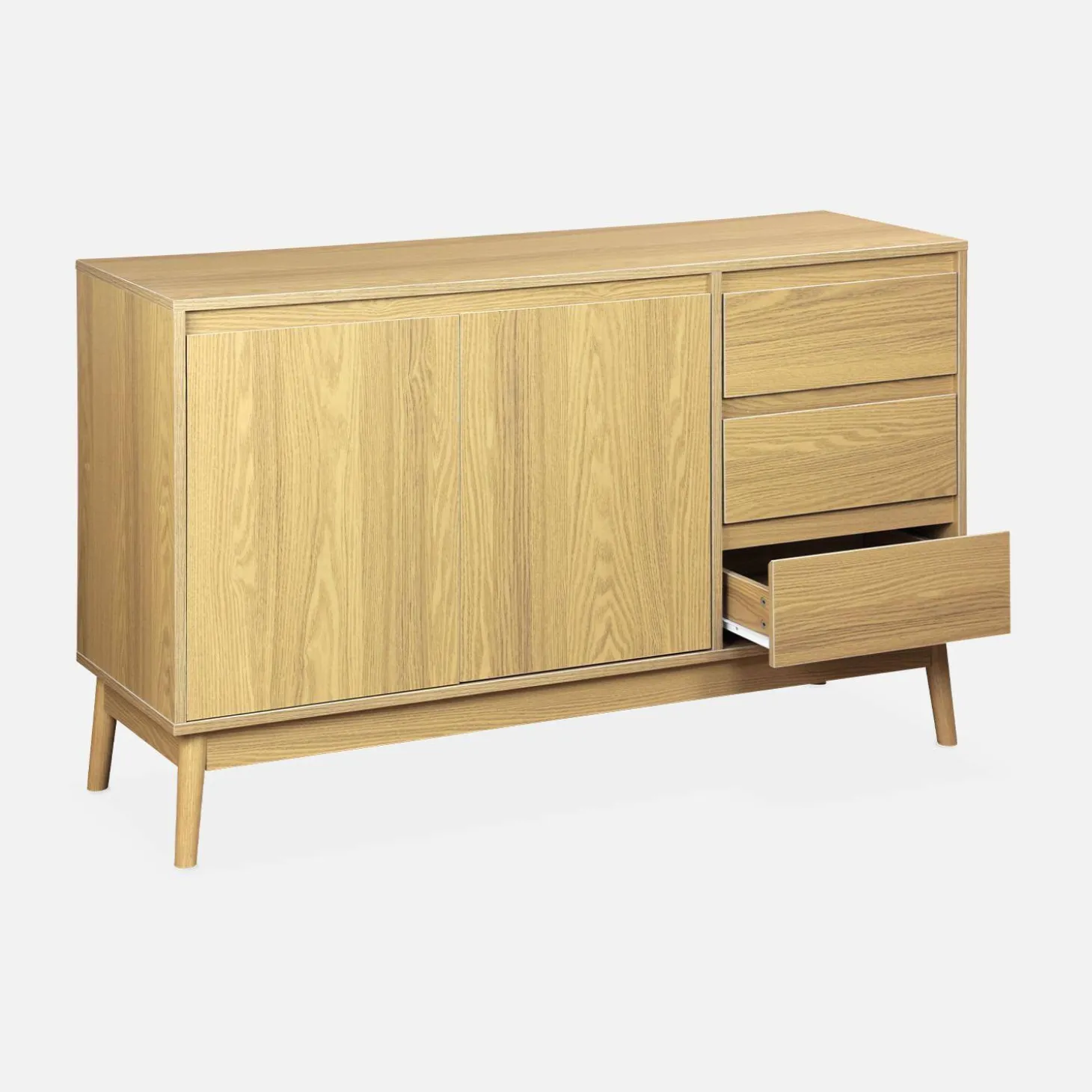 Dressoir met 2 deuren en 3 lades 120cm