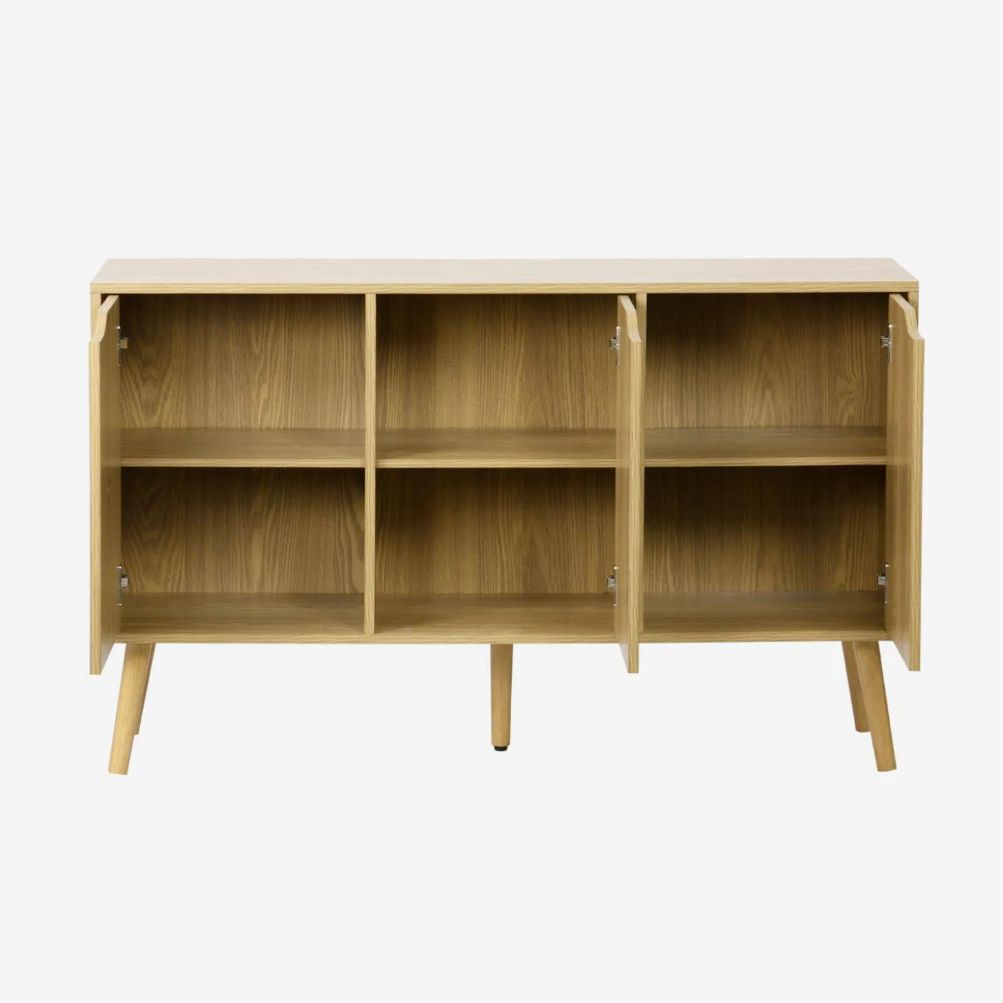 Dressoir met 3 deuren houtdecor 120cm