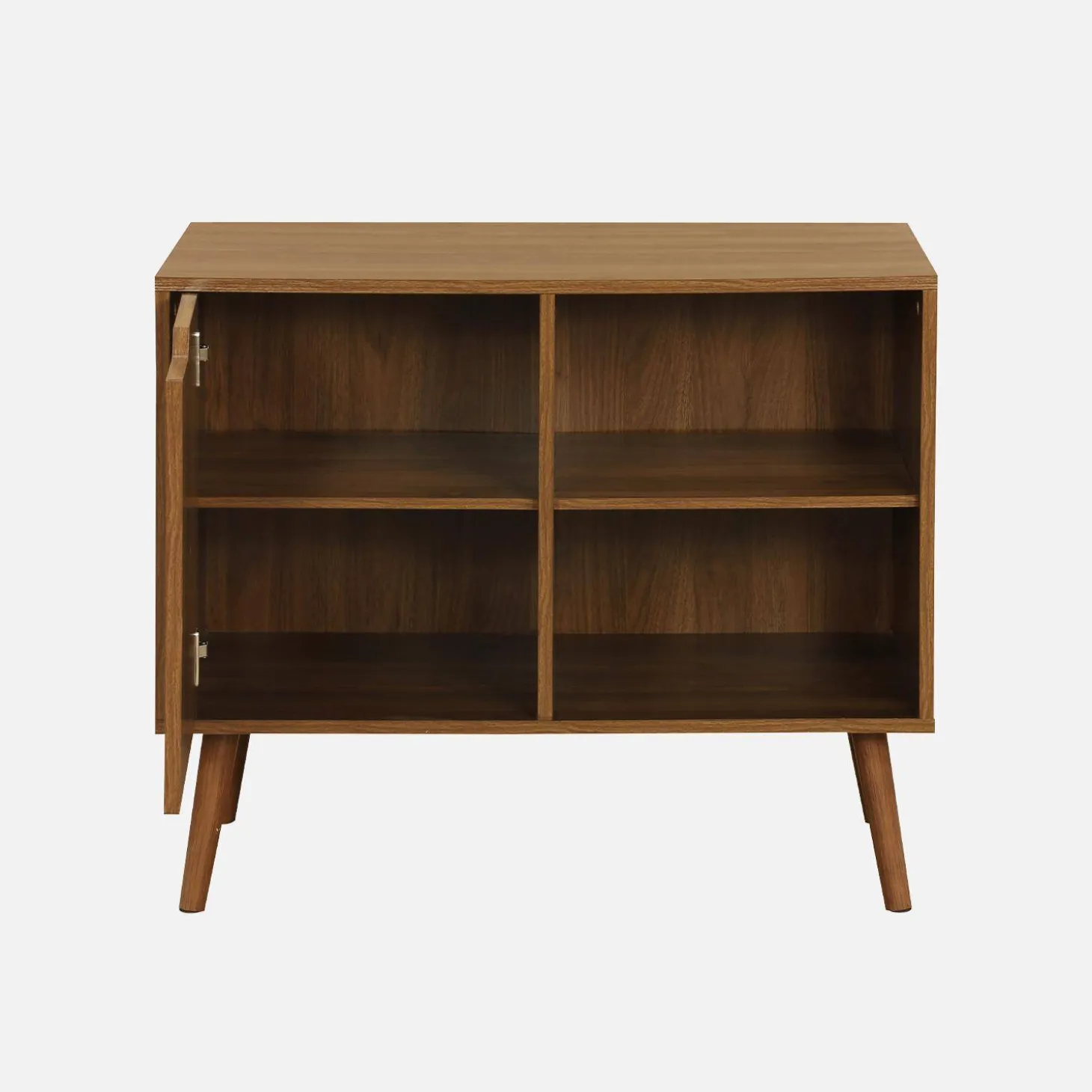 Dressoir met 1 deur en plank houtdecor 80cm