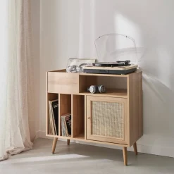 Dressoir voor vinylplaten, B 83 x D 39 x H 77cm