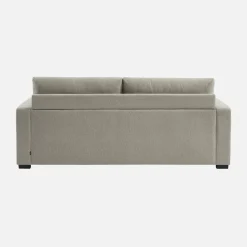 Driezits slaapbank in chenille stof