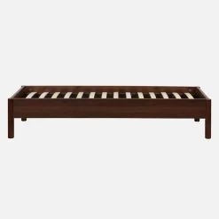 Eenpersoonsbed met lattenbodem 90x190cm houtdecor