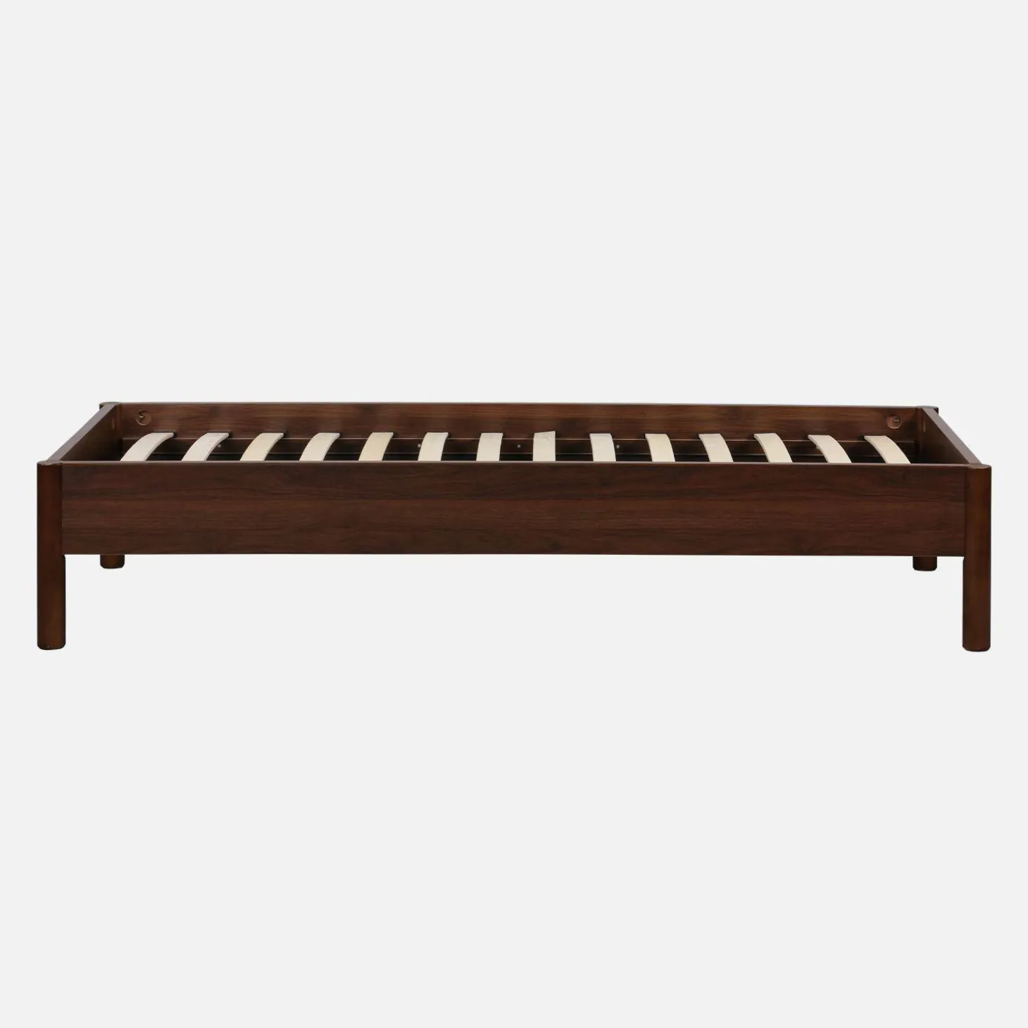 Eenpersoonsbed met lattenbodem 90x190cm houtdecor