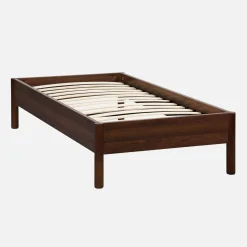 Eenpersoonsbed met lattenbodem 90x190cm houtdecor
