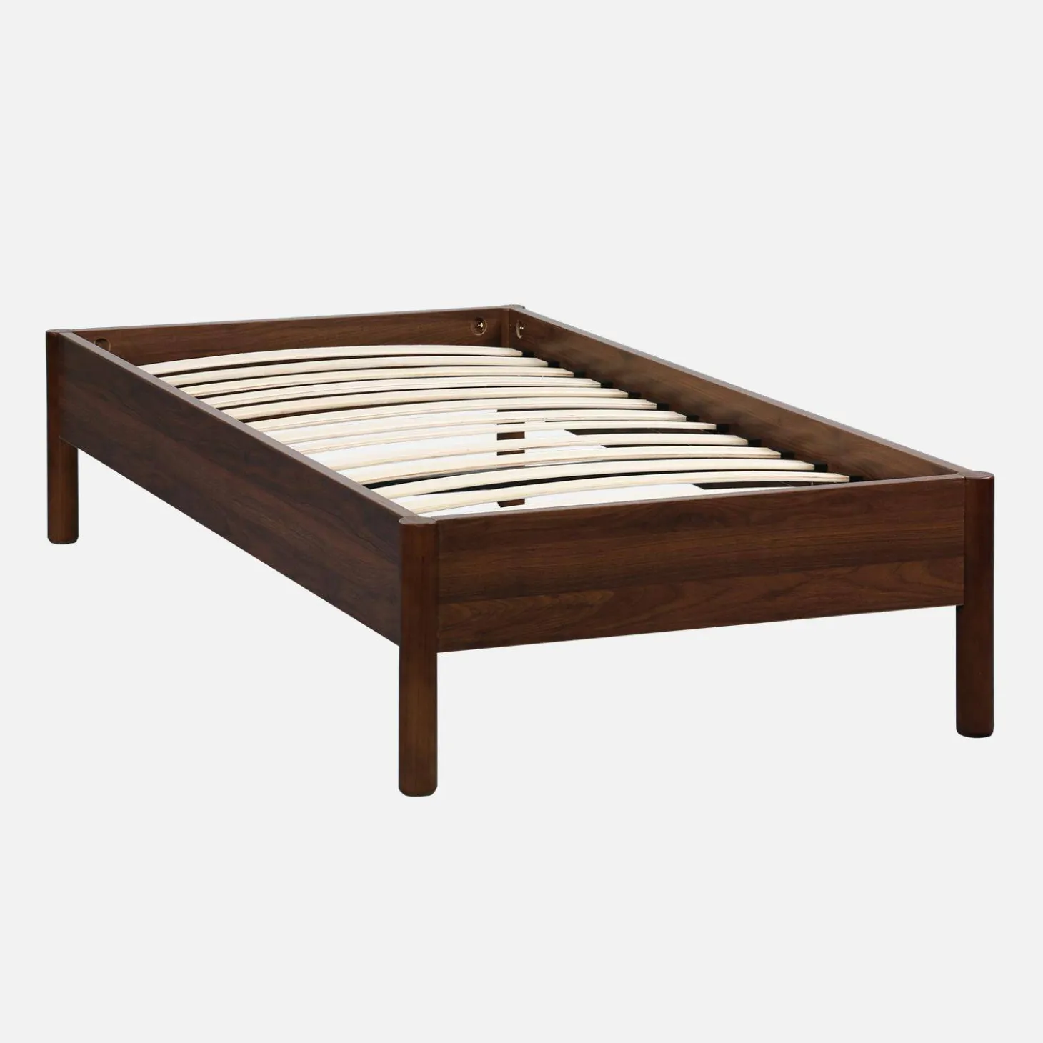 Eenpersoonsbed met lattenbodem 90x190cm houtdecor