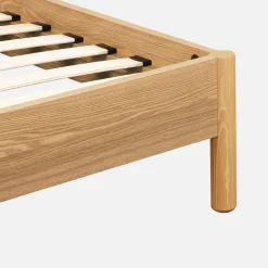Eenpersoonsbed met lattenbodem 90x190cm houtdecor