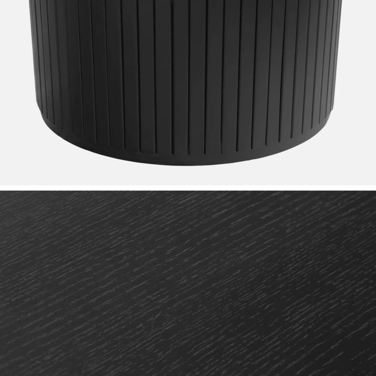 Eettafel ovaal voor 6-8 personen rubberhout en eikenfineer