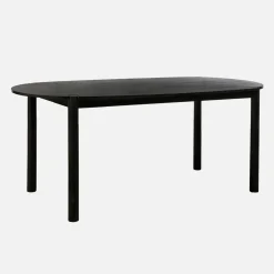 Eettafel ovaal voor 6 personen van rubberhout
