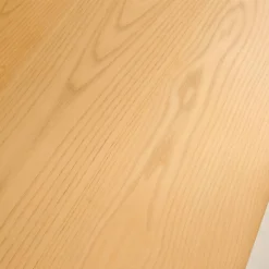 Eettafel rechthoekig rubberhout en essenfineer 8 plaatsen