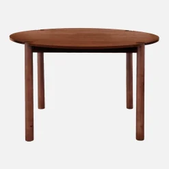 Eettafel rond voor 4 personen rubberhout
