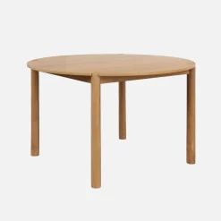 Eettafel rond voor 4 personen rubberhout