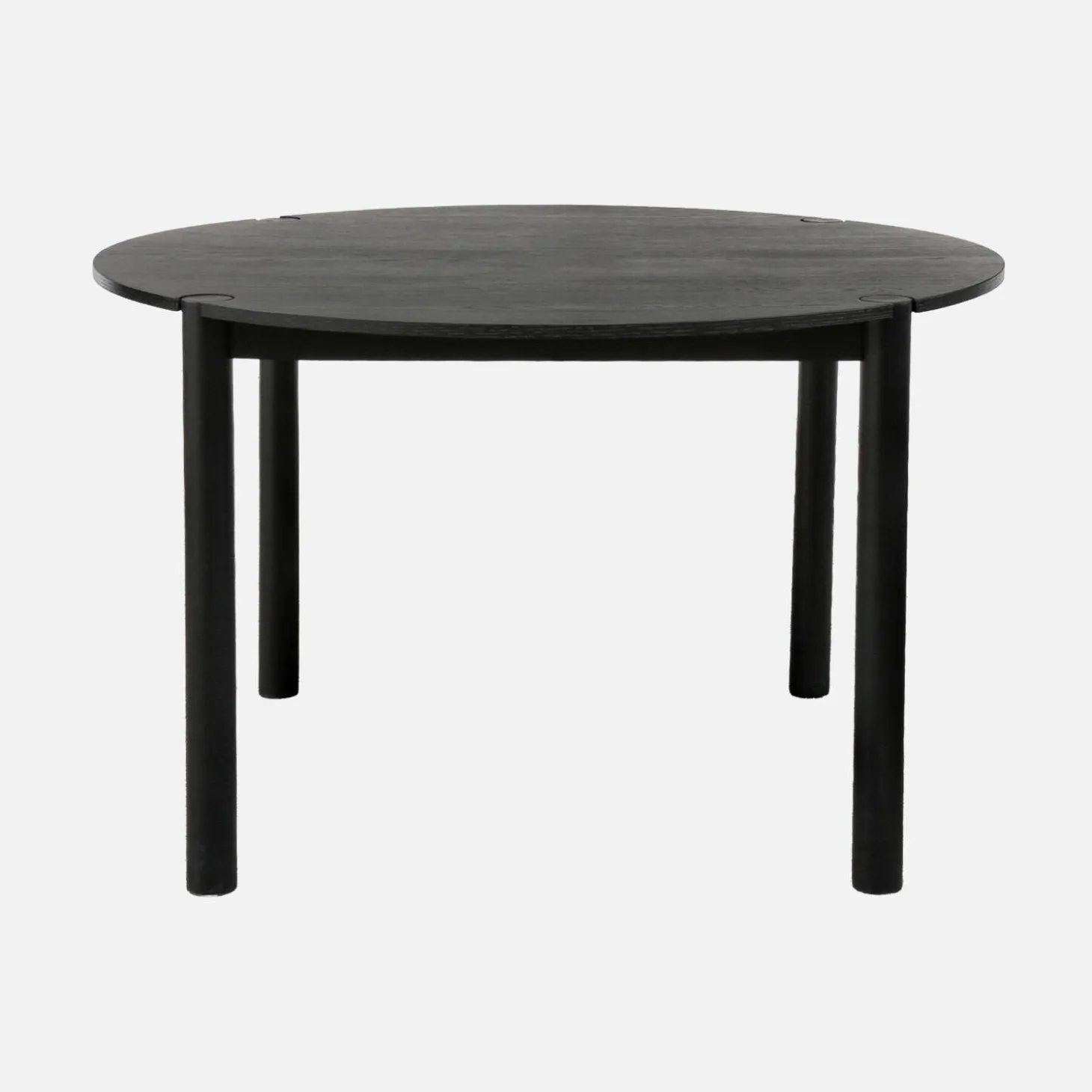 Eettafel rond voor 4 personen rubberhout