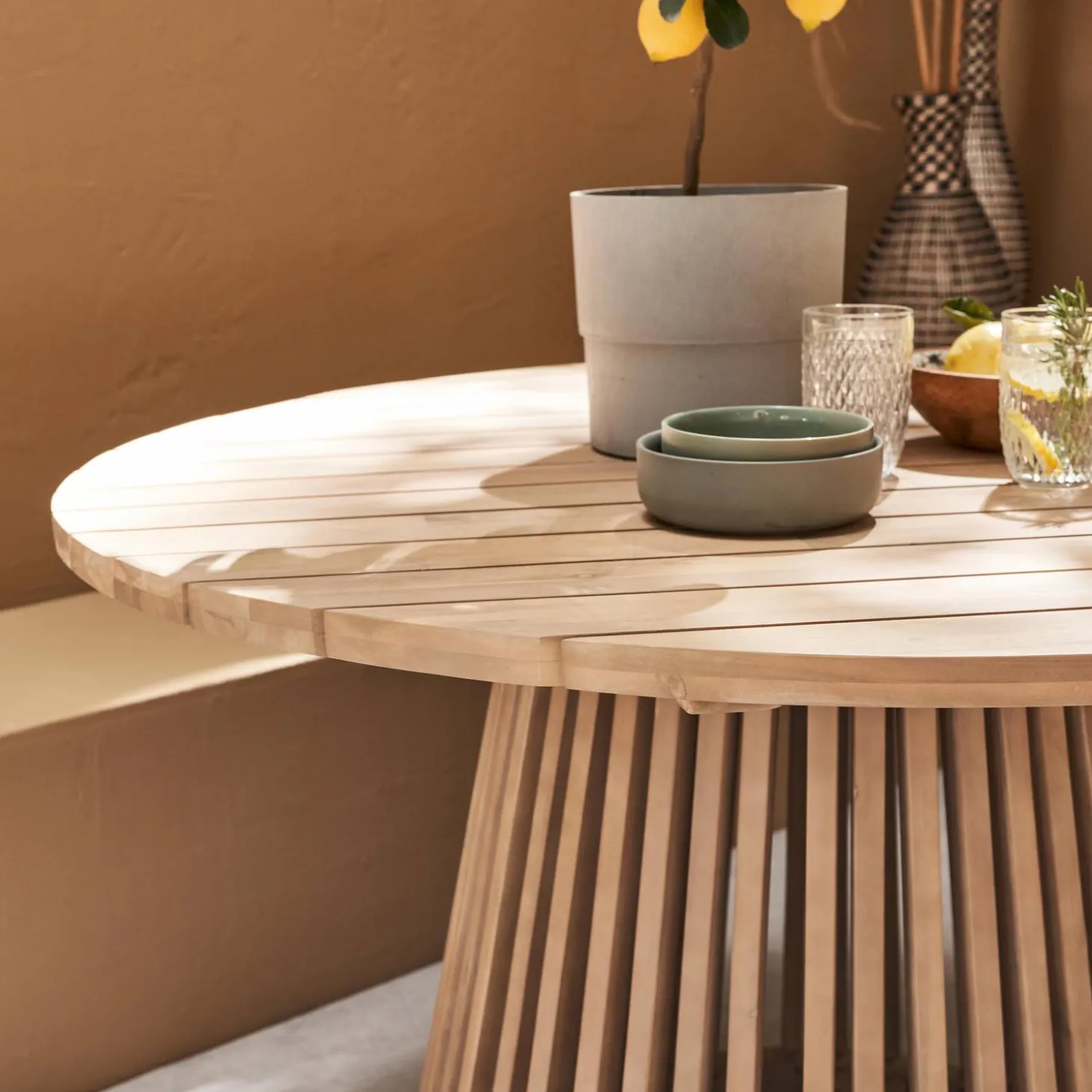 Eettafel, 4 zitplaatsen, binnen/buiten