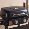 Elektrische barbecue 2 branders, geëmailleerd staal 2300 W