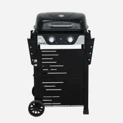 Elektrische barbecue 2 branders, geëmailleerd staal 2300 W