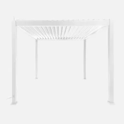 Elektrische pergola met lamellendak 3x3m met LED-verlichting