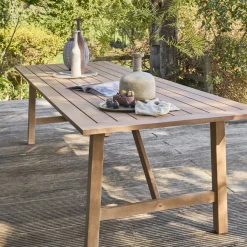 Eucalyptus houten tuintafel voor 8 personen