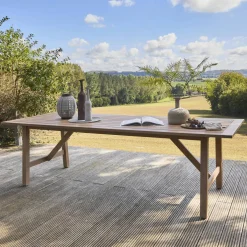 Eucalyptus houten tuintafel voor 8 personen