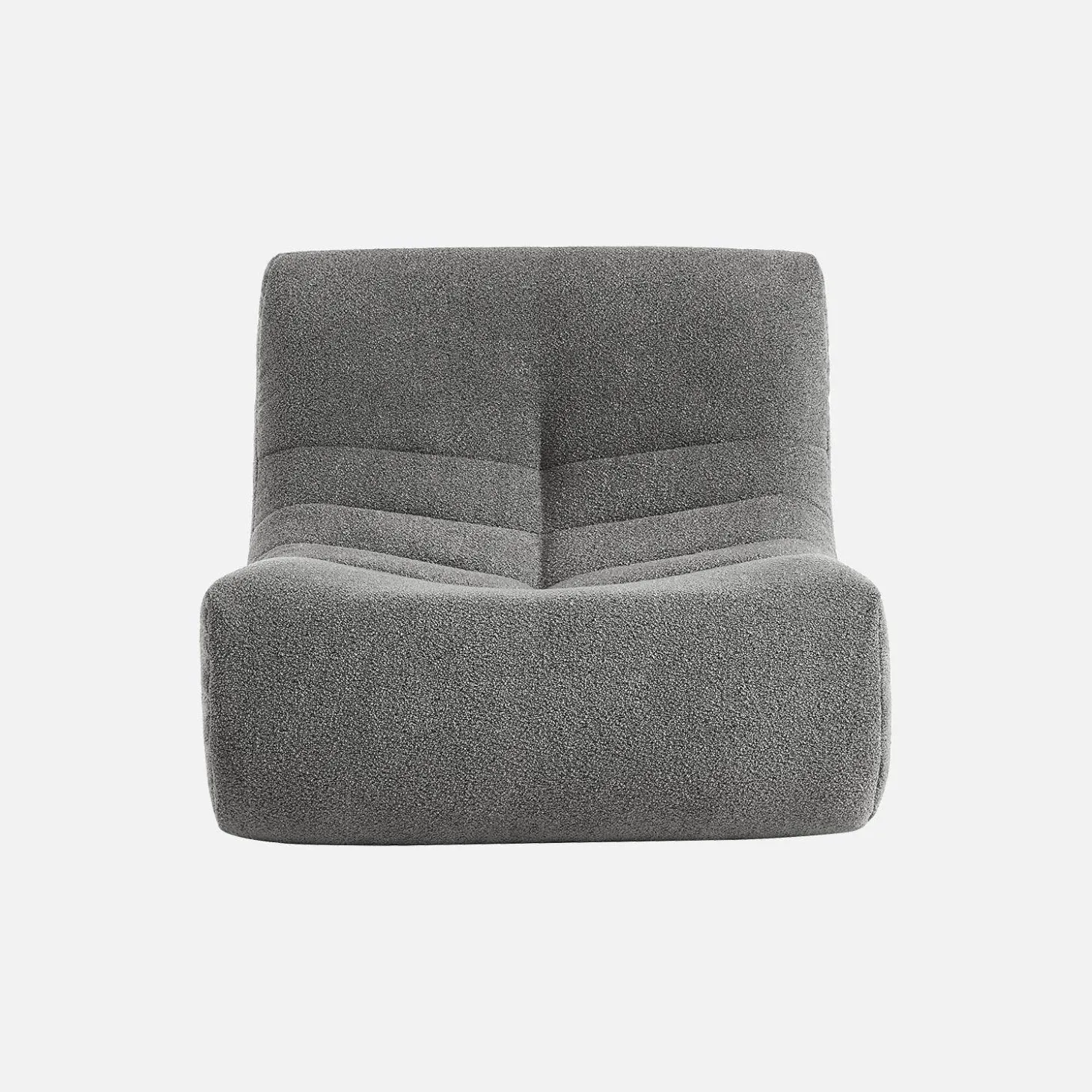 Fauteuil boucléstof Sokol 1 zitplaats