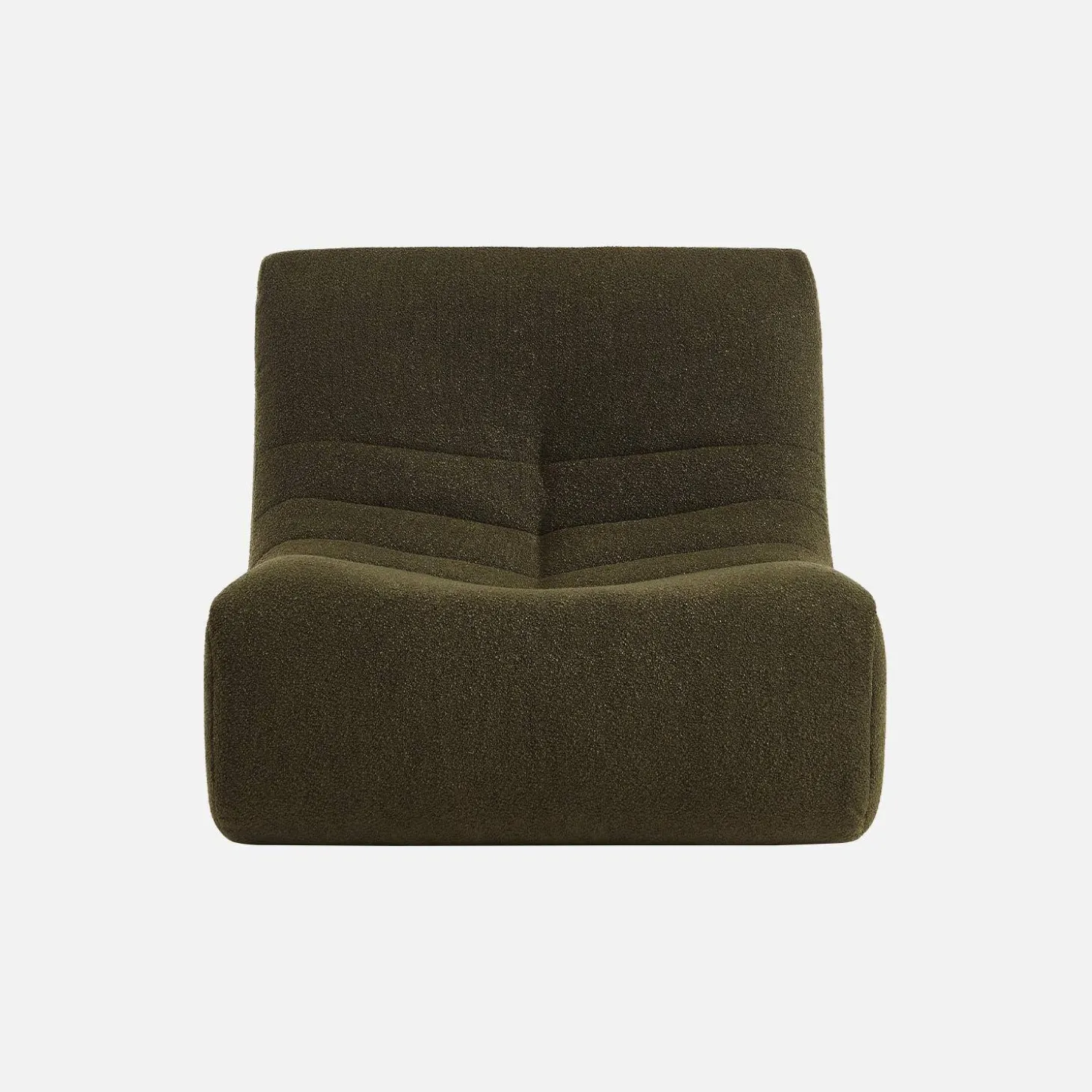 Fauteuil boucléstof Sokol 1 zitplaats