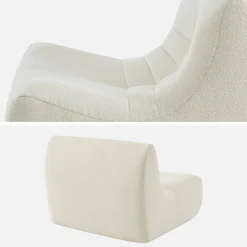 Fauteuil boucléstof Sokol 1 zitplaats