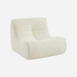 Fauteuil boucléstof Sokol 1 zitplaats