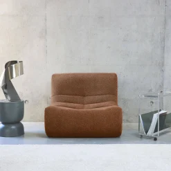 Fauteuil boucléstof Sokol 1 zitplaats