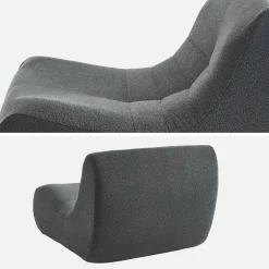 Fauteuil boucléstof Sokol 1 zitplaats